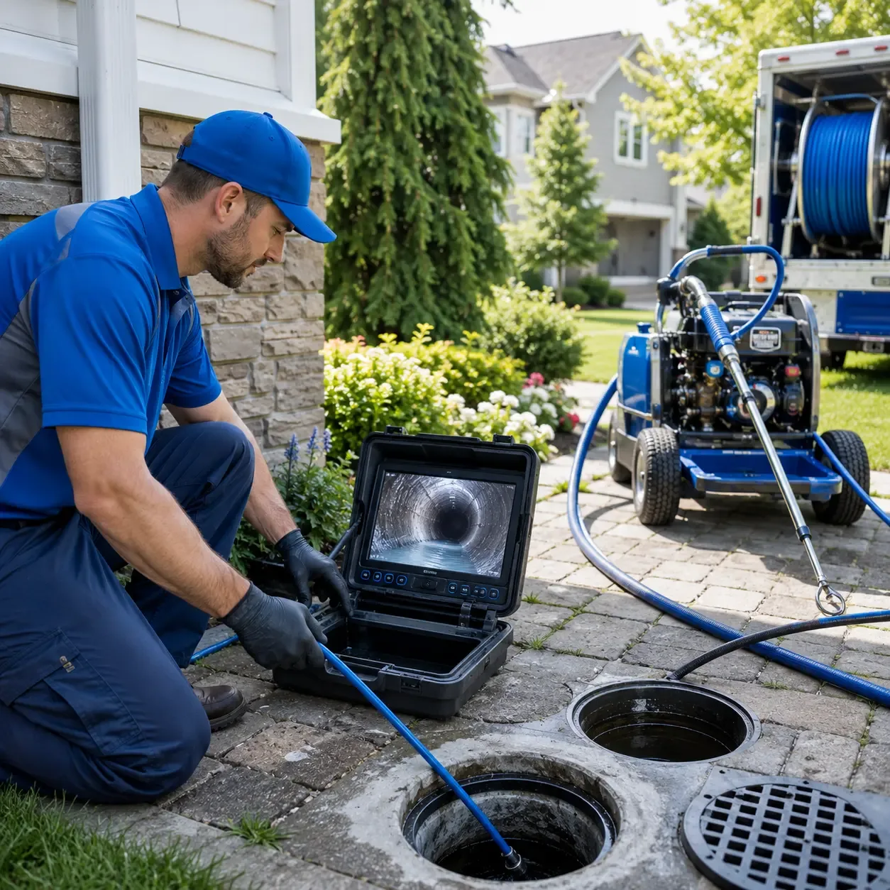 Outdoor drain cleaning professionals serving Oakfield, NY
